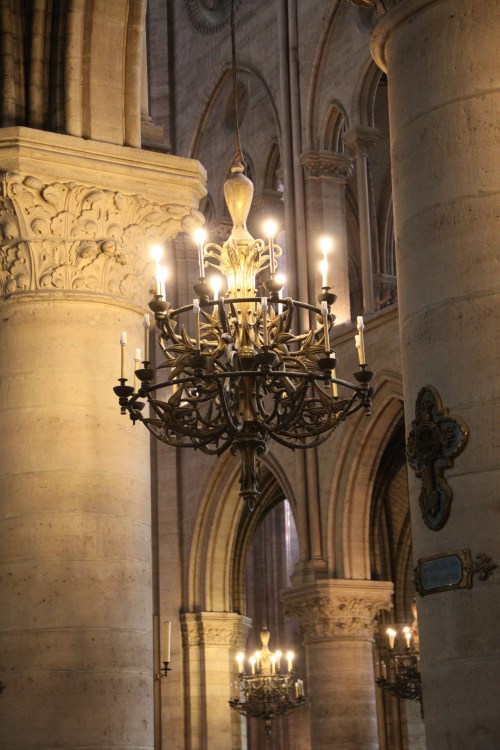 Tristan's Chandelier at Notre Dame
