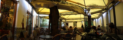 The Mosquee Paris Inner Courtyard