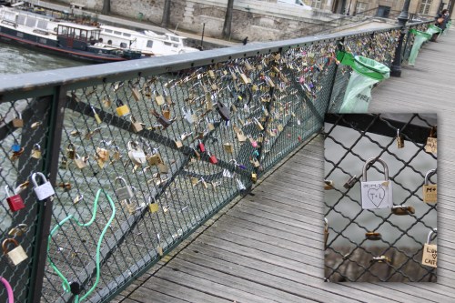 Locks on the Pont des Arts